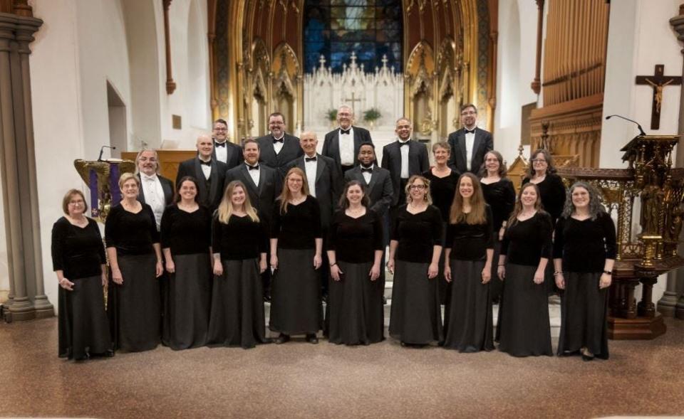 One of numerous holiday music events at the 2022 Hawley Winterfest is Arcadia Chorale, perfroming Fri. Dec. 9 at  7:30 p.m. at Hawley United Methodist Church. Carols from Eastern Europe with a special focus on Ukranian carols are planned. Book tickets at visithawleypa.com/winterfest/events/