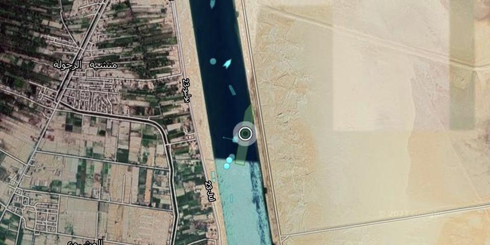 ever given marine traffic suez canal monday March 29