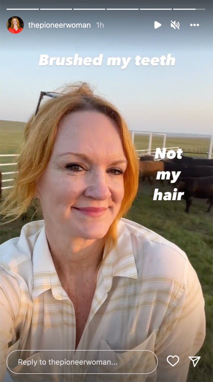 Ree Drummond's morning on her ranch