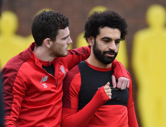 Andy Robertson said Mohamed Salah was not the type of player who dives (Getty)