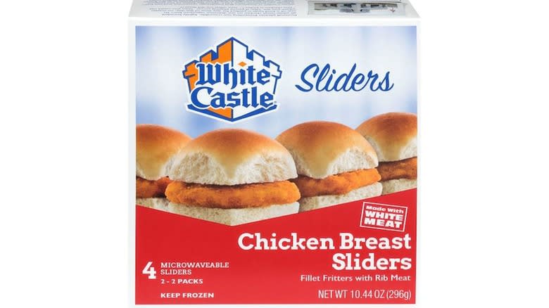 white castle chicken sliders