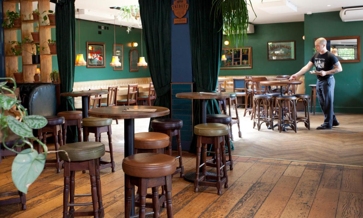 <span>Animal passions: the welcoming interior at Whole Beast at the Montpelier, south London.</span><span>Photograph: Sophia Evans/The Observer</span>