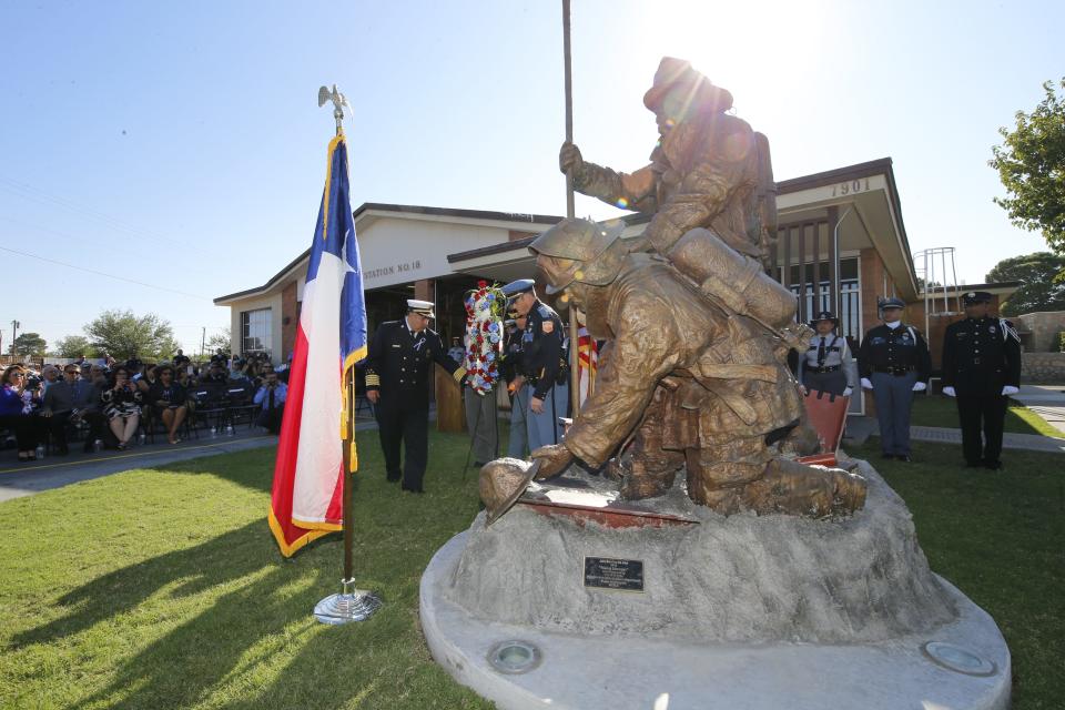 The El Paso Fire Department held a 9/11 Memorial ceremony Sept. 11, 2011.