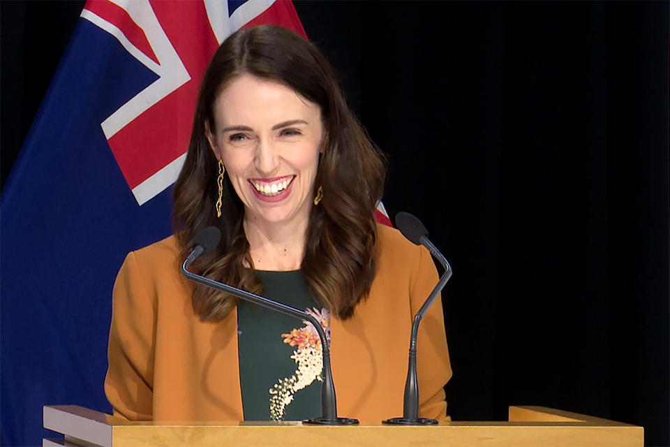 Pictured is New. Zealand's Prime Minister, Jacinda Ardern