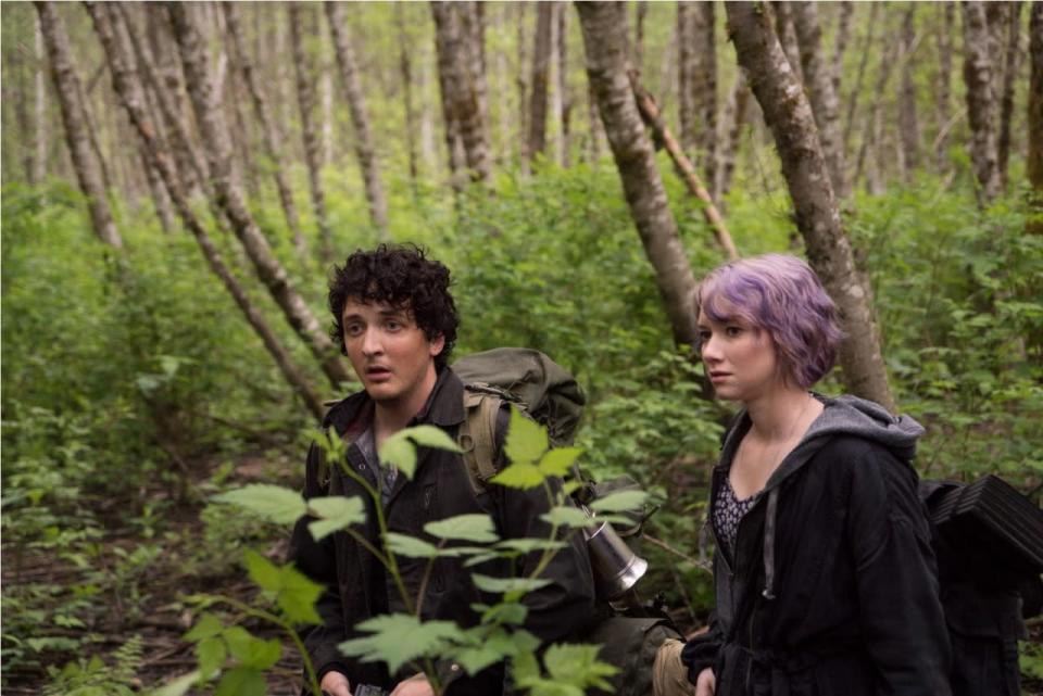 Lane (Wes Robinson) and Talia (Valorie Curry) in “Blair Witch.” (Clover Films)