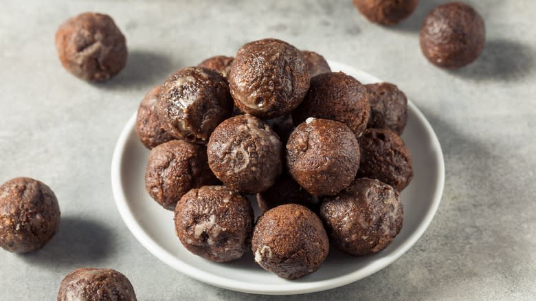 Chocolate donut holes