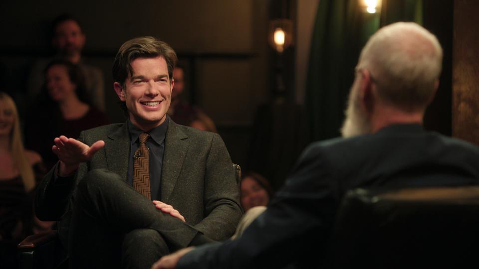John Mulaney appears as a guest on David Letterman's Netflix series, "My Next Guest Needs No Introduction."