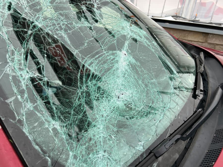 Storm damage in Temple, Texas from a tornado that moved through the area on May 22, 2024 (KXAN Photo/Todd Bailey)