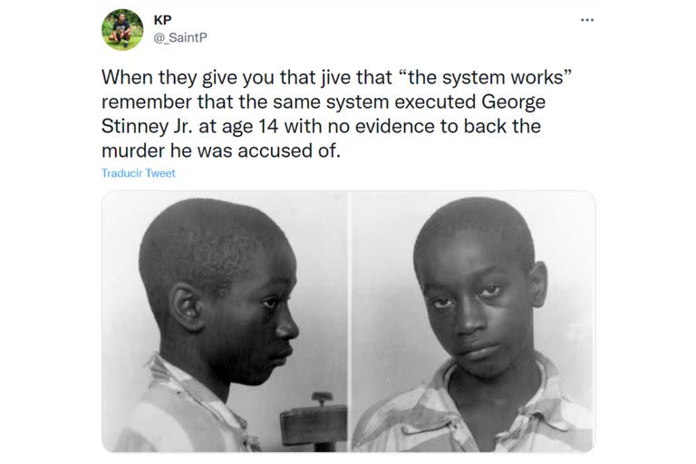 George Stinney, de 14 años, se considera como la persona más joven en ser ejecutada en toda la historia de Estados Unidos