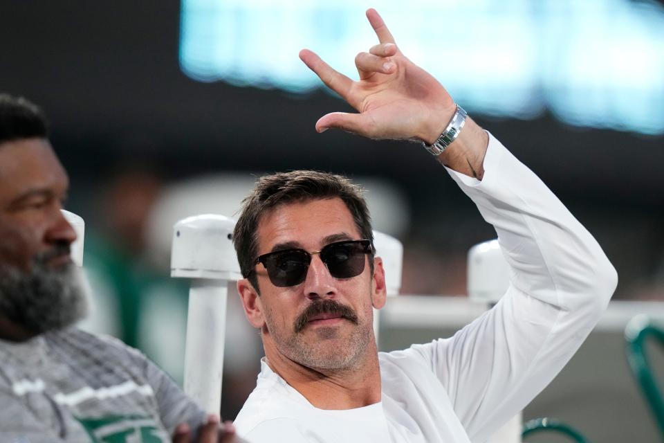 Aaron Rodgers has called politics "a sham" but is throwing his support behind former Democrat and new independent Robert Kennedy Jr. for president in 2024.