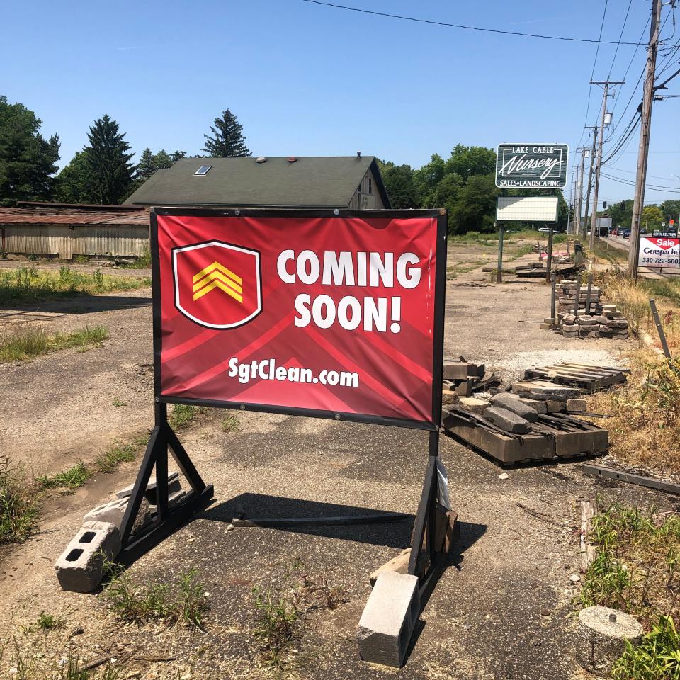 Sgt. Clean Car Wash is taking over the former Lake Cable Nursery site in Jackson Township. The Strongsville-based company also plans to open a new car wash in North Canton.