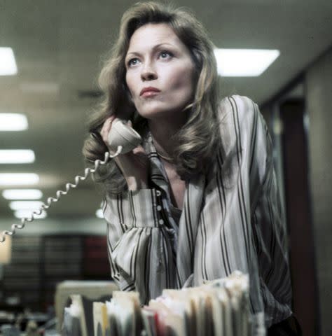 United Artists/Kobal/Shutterstock Faye Dunaway in the 1976 movie 'Network'