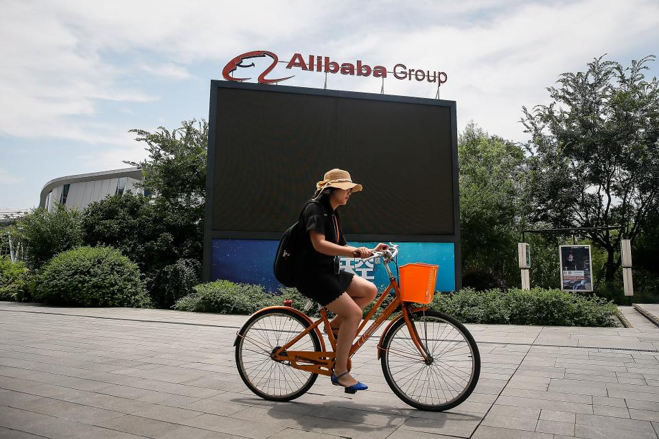 Alibaba wants to take on Tencent’s ecosystem. (Photo by Wang He/Getty Images)