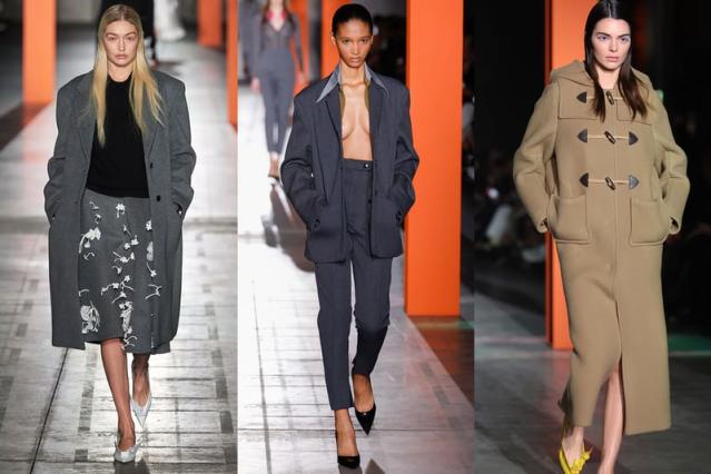 Gigi Hadid and Kendall Jenner Walk the Prada Runway Show