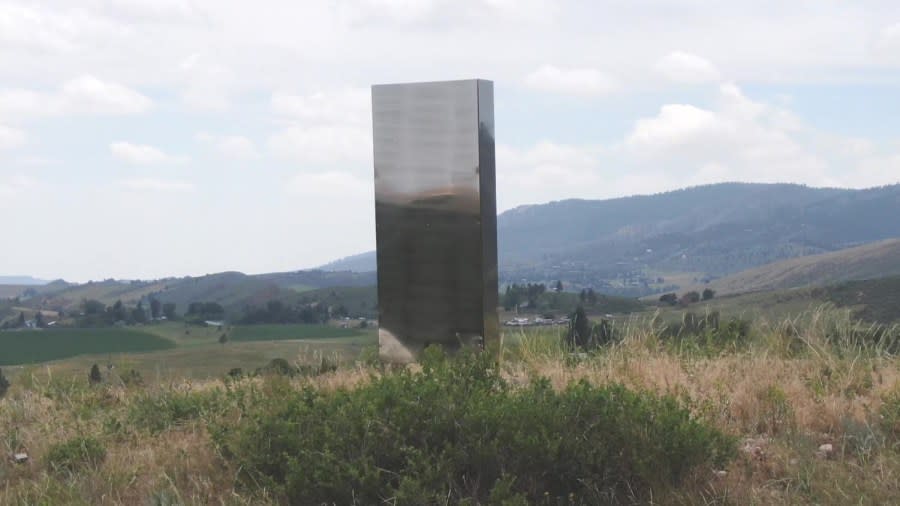 A sculpture of unexplained origins in Northern Colorado