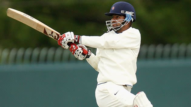 Harpreet in action. Image: Getty