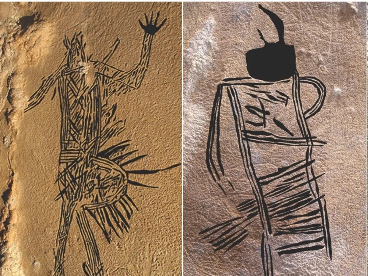 1,000 year-old Native American carvings of mysterious giant humanoids discovered..