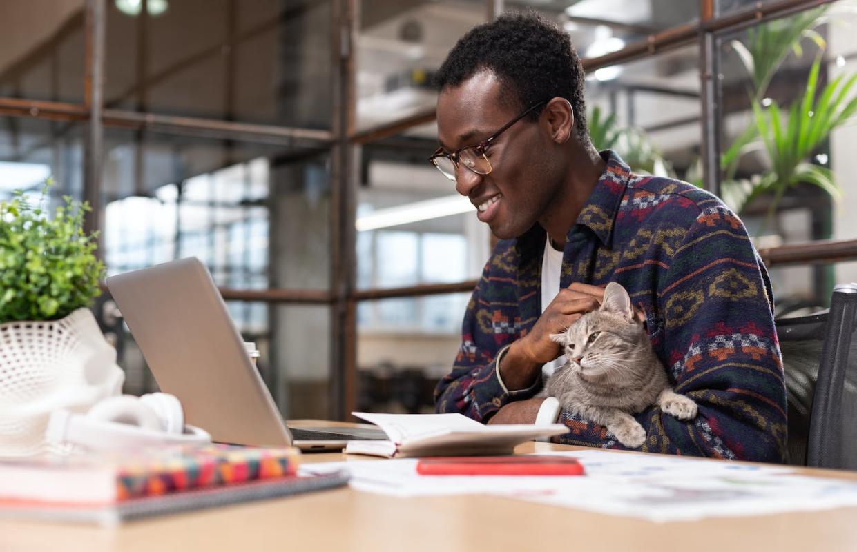 A survey found six in 10 pet-owning workers left their job for a pet-friendly workplace and seven in 10 were willing to trade pay for a pet-friendly office. (Shutterstock)