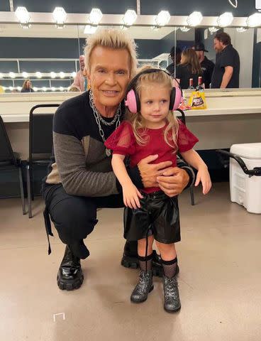 <p>Billy Idol/Instagram</p> Billy Idol and granddaughter McKenzie