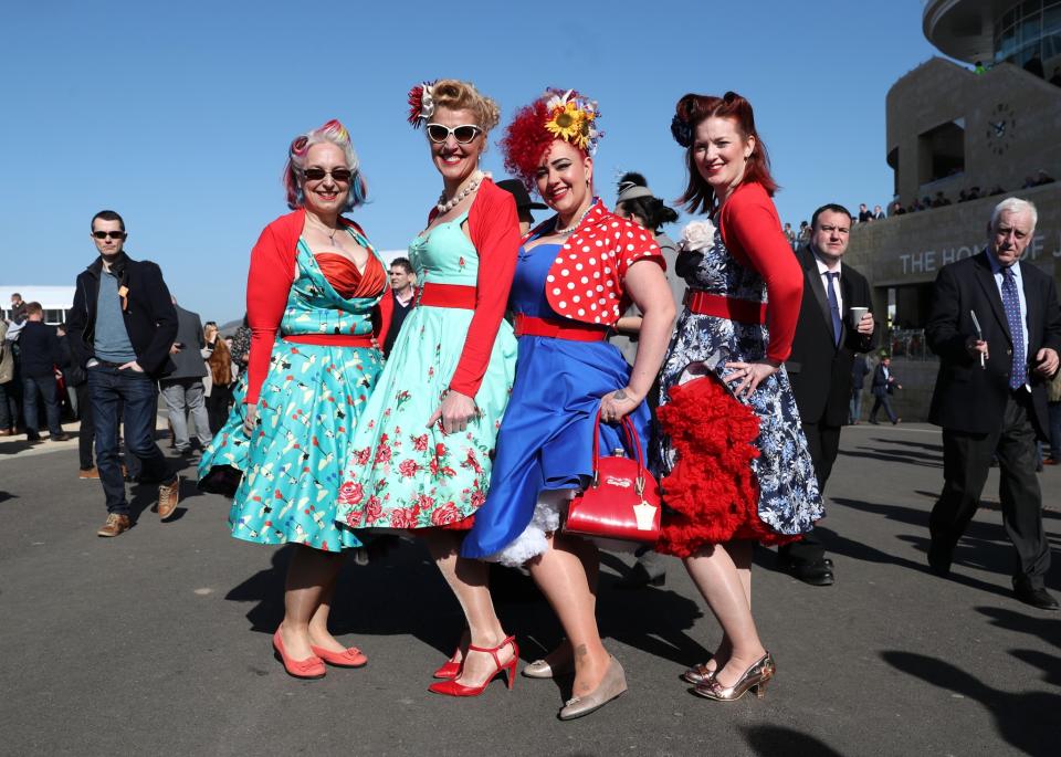 <p>Who said dressing up has to involve subtle shades? [Photo: PA] </p>