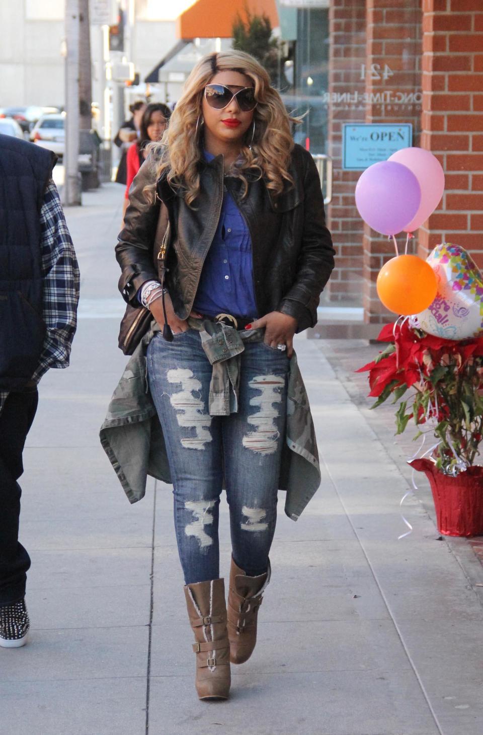 Tamar Braxton out and about in Beverly Hills