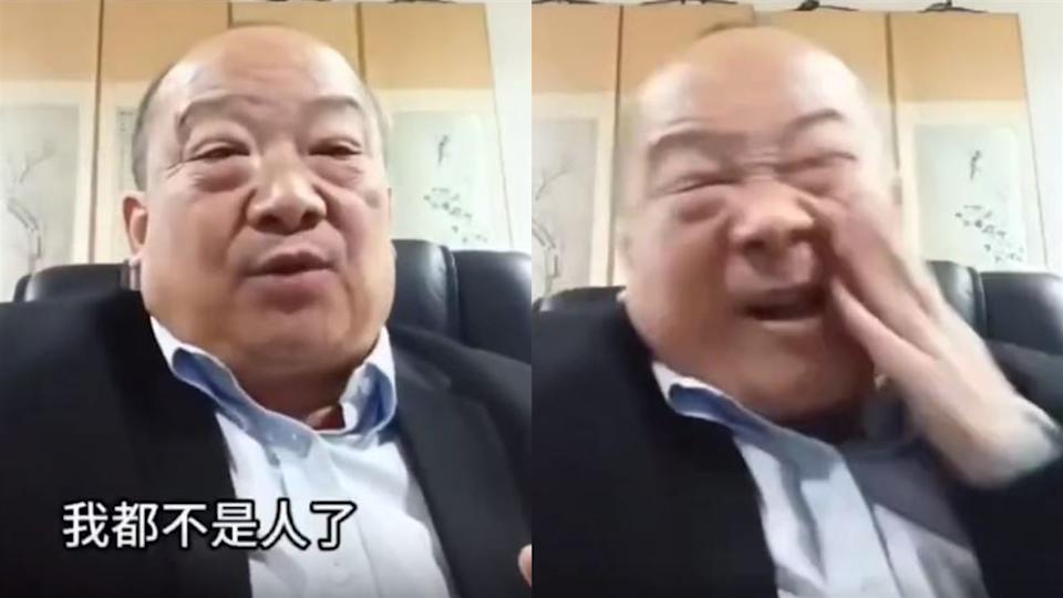 「國師」李毅得知美國竟然能在一夜之間，活捉委內瑞拉總統馬杜洛，氣得自打巴掌。（組圖／翻攝自李毅YouTube）