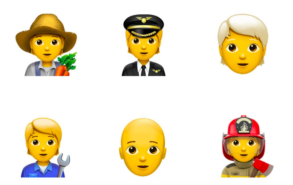 New gender neutral Emojis are being introduced [Photo: Emojipedia]