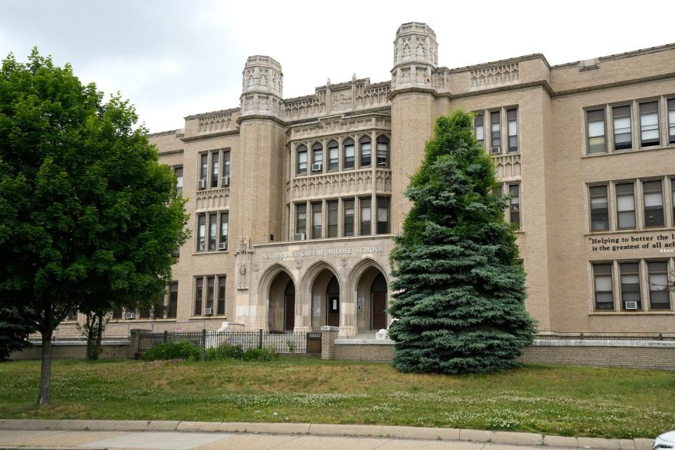 Nathanael Green Middle School in Providence.