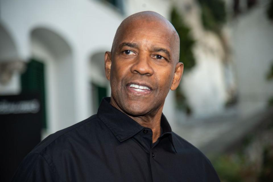 denzel washington attends the equalizer 3 photocall on october 19, 2022 in atrani, amalfi, italy