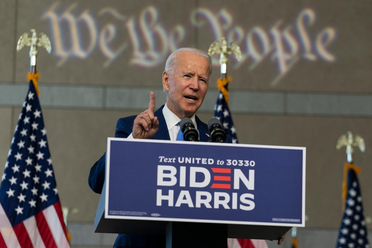 Democratic presidential nominee Joe Biden warns opponent over 'abuse of power'  (AP)
