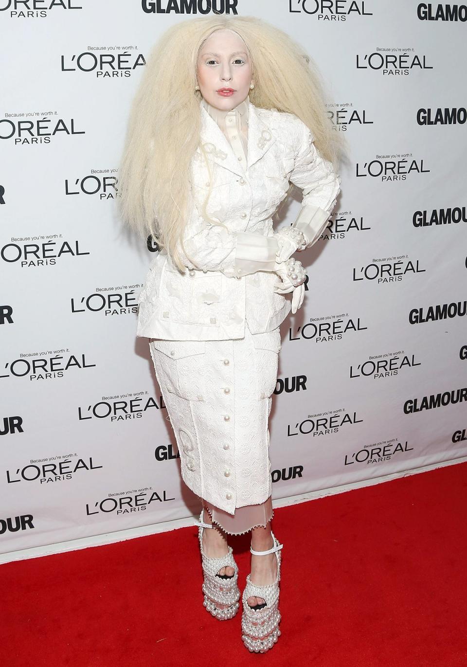 Or This All-White-Everything Look from the 2013 Glamour  Women of the Year Award 