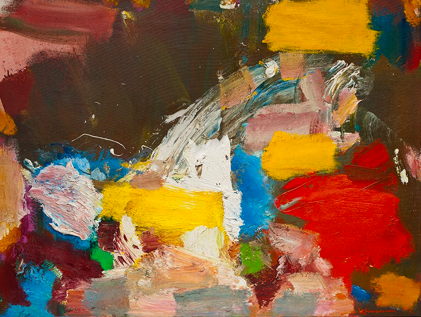 "The Breakers" is an abstract expressionist piece painted by Hans  Hofmann in 1962. Television producer Norman Lear purchased the painting from Bennington College in 1986 and is giving it back to the school to sell again to establish a scholarship fund named for the Lears. The money would fund scholarships for talented students focused on social justice activism.