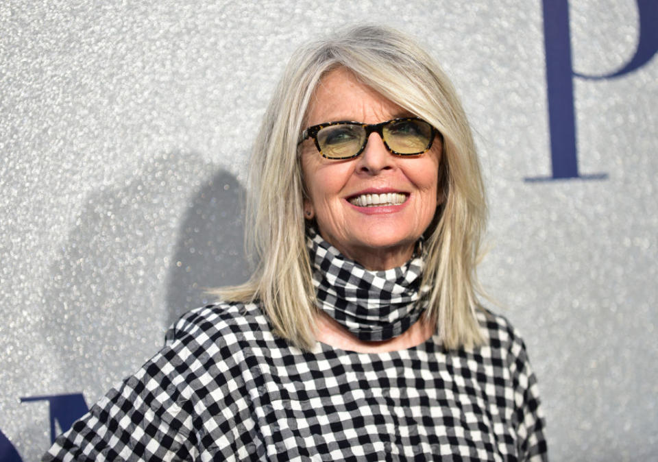 Closeup of Diane Keaton