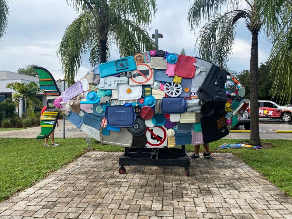 Flotsam was gifted to the  Alliance Alliance for the Arts from ArtFest Fort Myers.