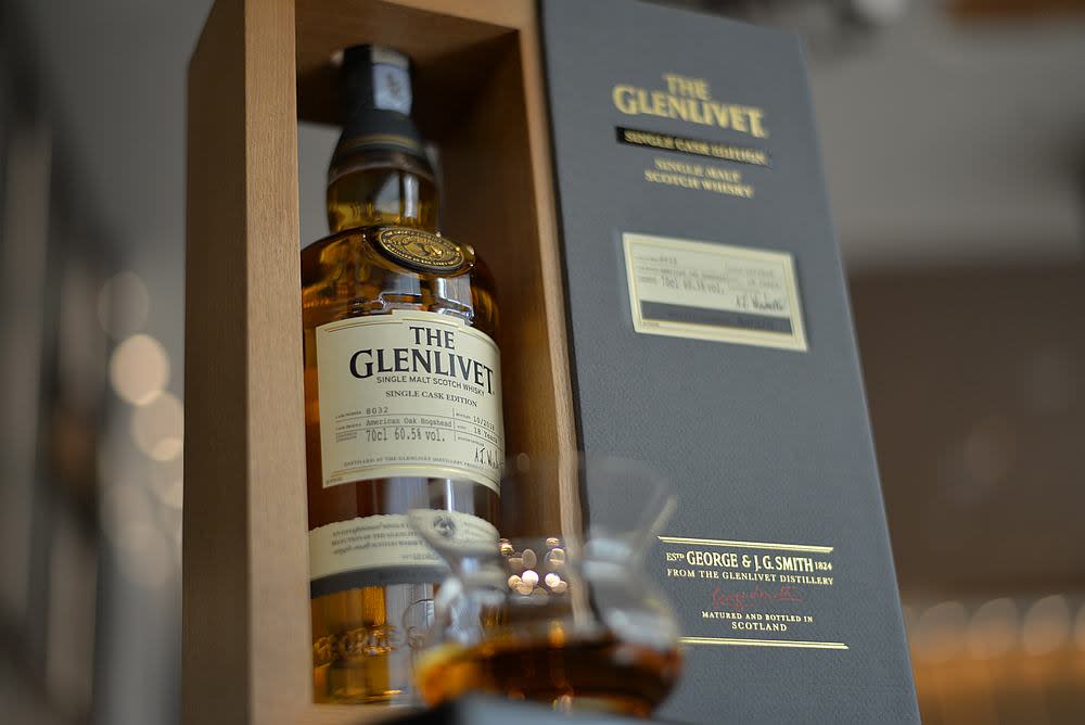 The Glenlivet 18 Years Old Single Cask Edition is crafted exclusively for whisky enthusiasts in Malaysia. — Picture courtesy of Pernod Ricard Malaysia