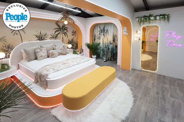 <p>Ben Symons/Peacock</p> Love Island USA's Season 6 Hideaway Room