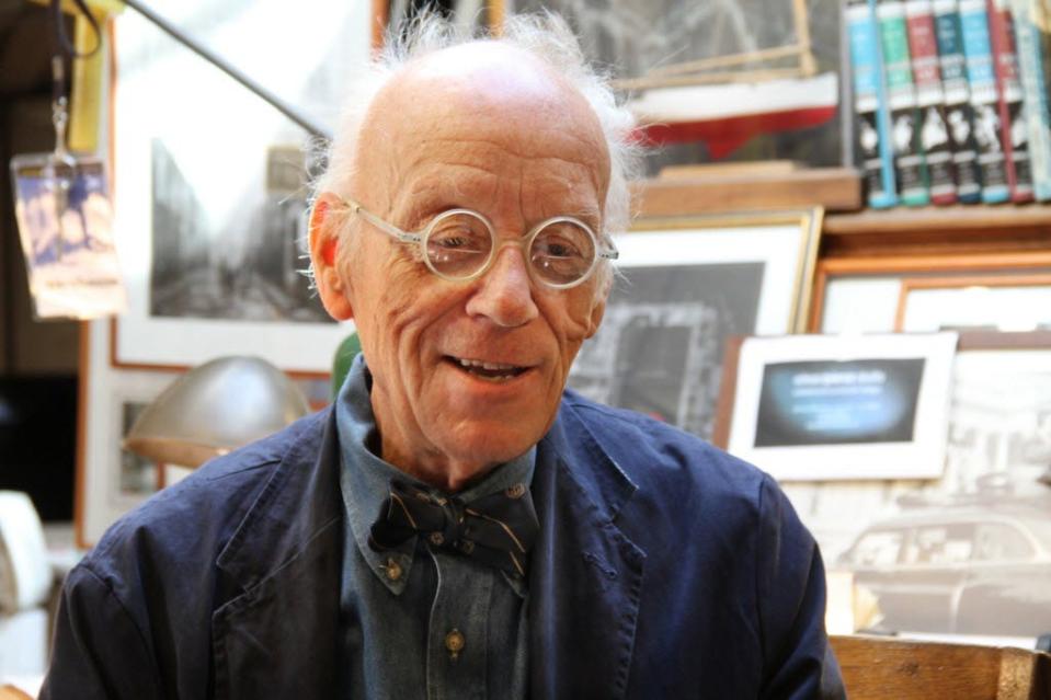 Eugene Lee in a 2014 photo at his Providence home studio.
[The Providence Journal, file / Sandor Bodo]