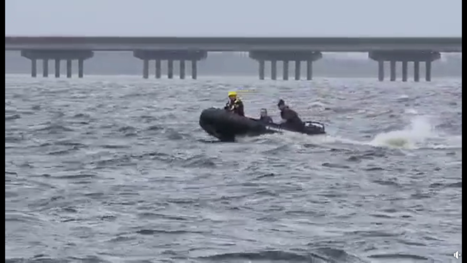 New Bern Fire-Rescue performed a water rescue during Hurricane Ian Friday afternoon.