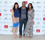 DUBAI, UNITED ARAB EMIRATES - DECEMBER 15: Actress Shari Sebbens, director Wayne Blair and actress Jessica Mouboy attend the "Sapphires" photocall during day seven of the 9th Annual Dubai International Film Festival held at the Madinat Jumeriah Complex on December 15, 2012 in Dubai, United Arab Emirates. (Photo by Andrew H. Walker/Getty Images for DIFF)