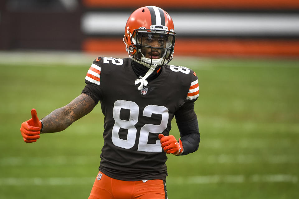 Cleveland Browns receiver Rashard Higgins