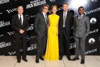 Robert Duvall, Christopher McQuarrie, Rosamund Pike, Lee Child and David Oyelowo at the World Premiere of 'Jack Reacher'.