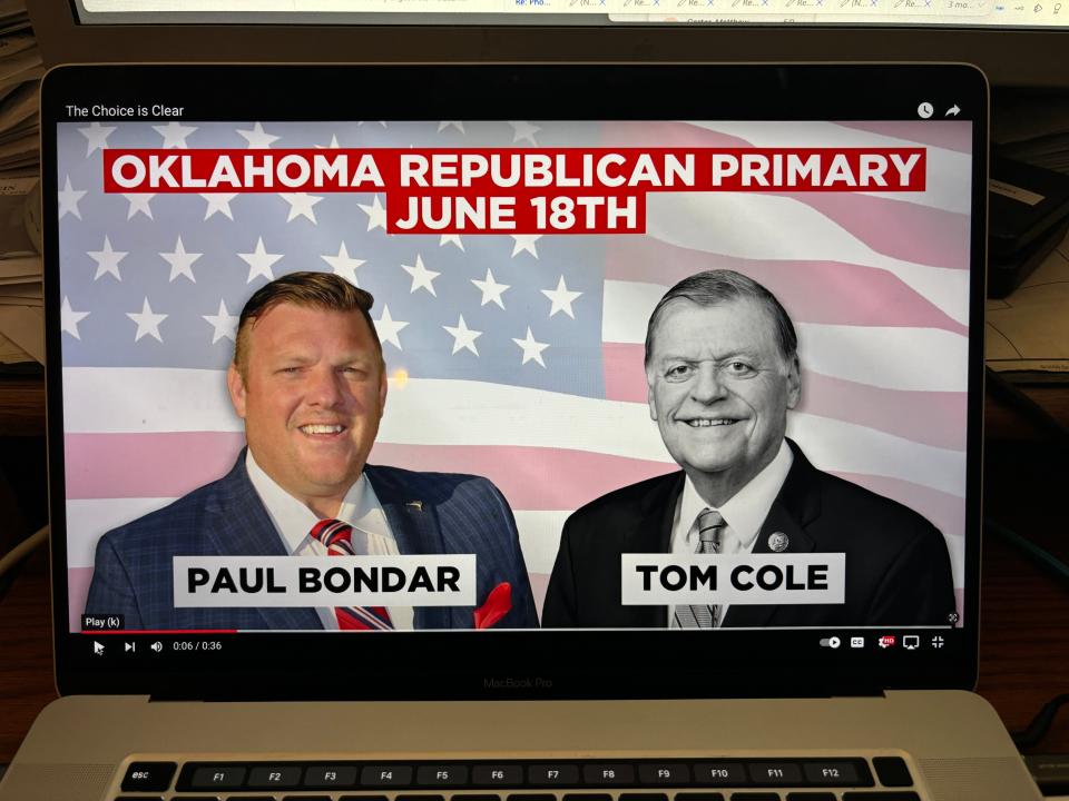 Paul Bondar is running against Rep. Tom Cole for Oklahoma's 4th Congressional District.