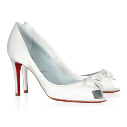  Milady 85 Satin-Covered Leather Pumps Christian Louboutin: What to Wear: Wedding