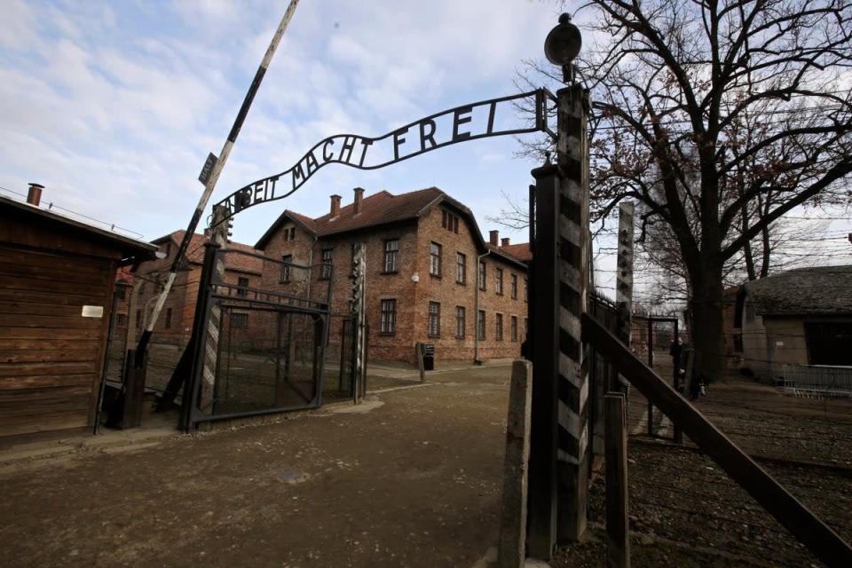 Poland Auschwitz Propaganda (Copyright 2020 The Associated Press. All rights reserved.)