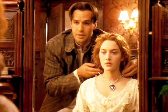 <p>CBS/Getty</p> Billy Zane and Kate Winslet in 'Titanic'