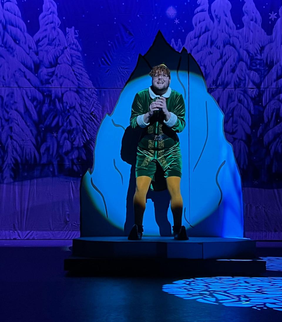Logan Hayes plays Buddy the Elf in the Thalian Association's production of "Elf: The Musical."