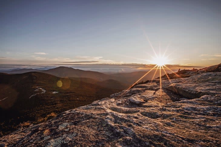 Sunset in the Mahoosuc Range