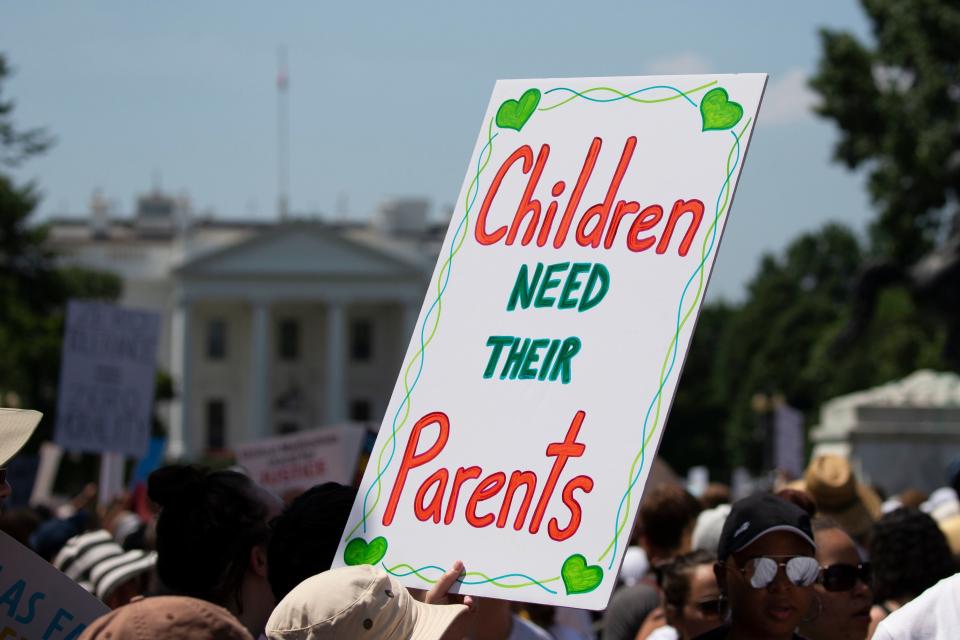 Glamour.com rounded up some of the most powerful signs from the Families Belong Together marches on Saturday.