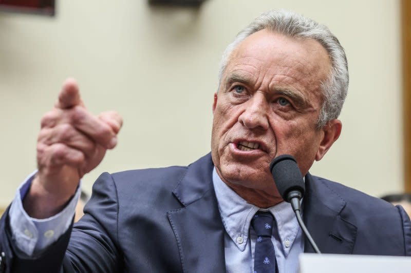 Robert F. Kennedy Jr. testifies during the House Judiciary hearing on Thursday in Washington, D.C. Photo by Jemal Countess/UPI