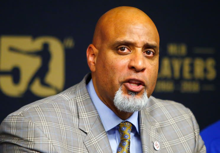 It was Tony Clark's first time negotiating a new CBA as head of the players union. (Getty Images/Jim McIsaac)